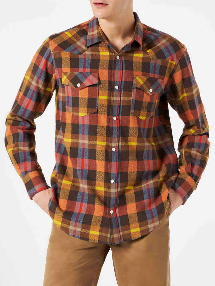 Greg Yellow Tartan Shirt