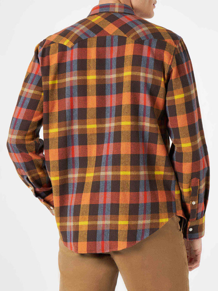 Greg Yellow Tartan Shirt