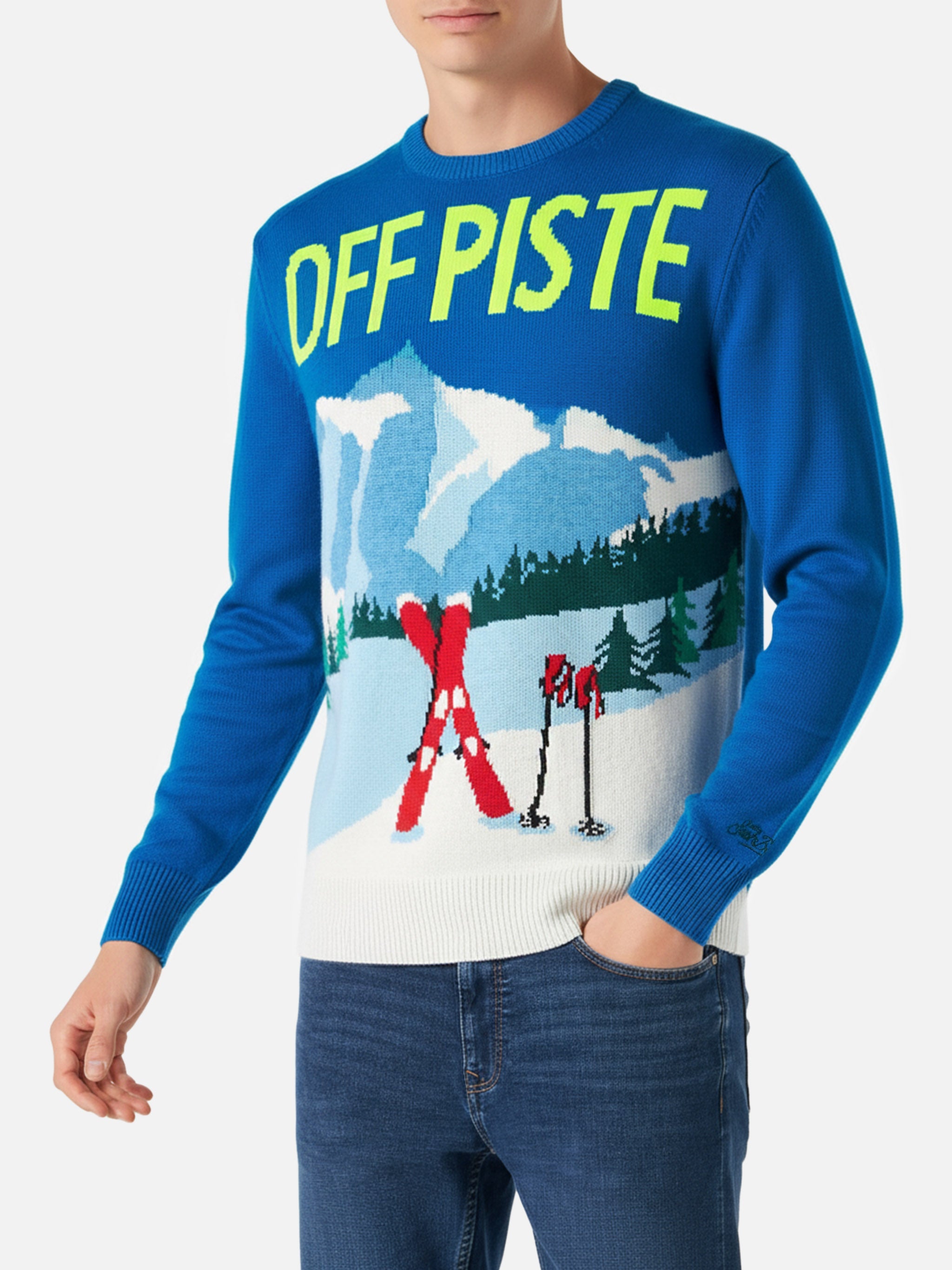 Heron Mountain Postcard Sweater