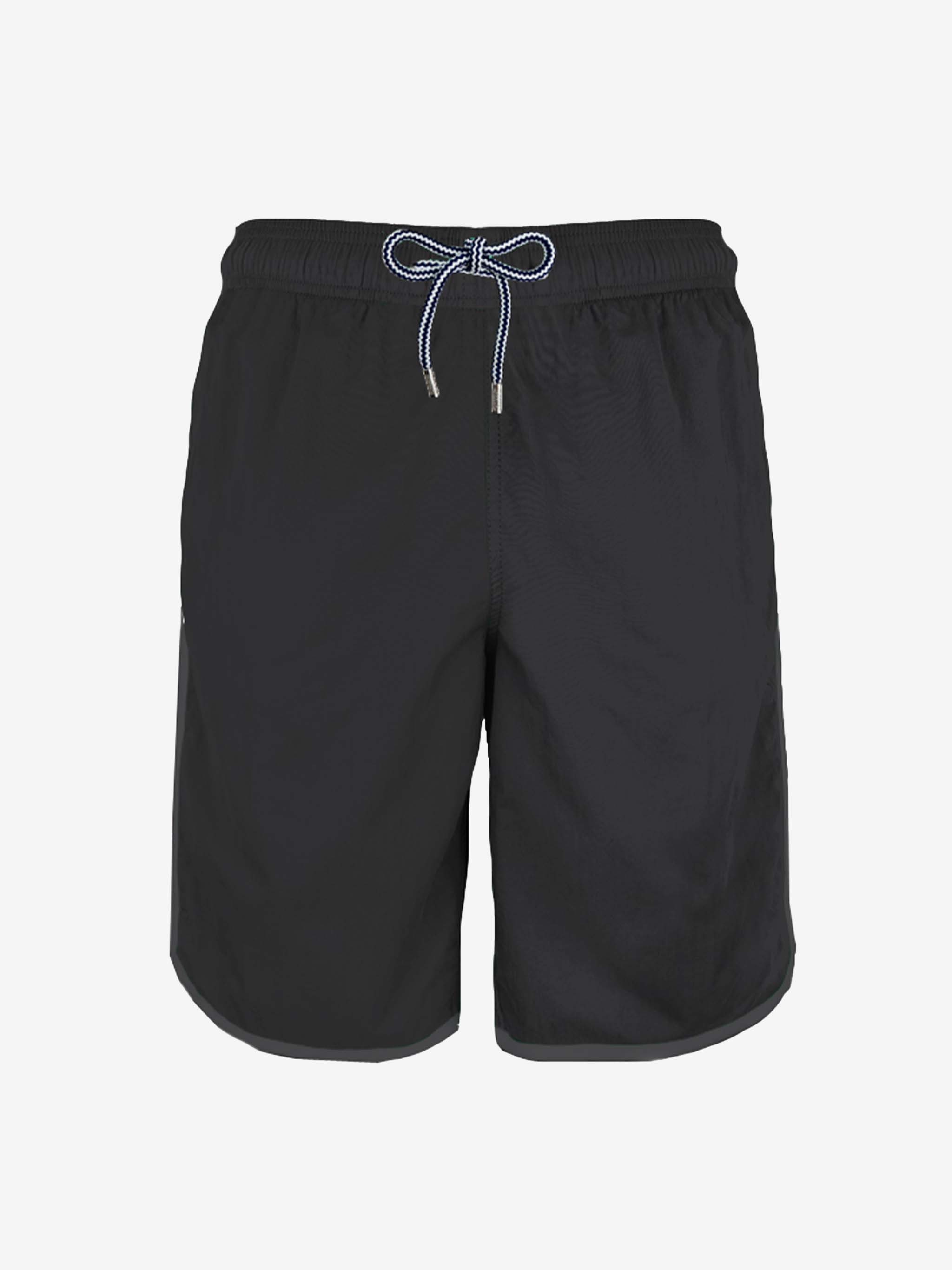 Man Black Board Shorts Swimshort