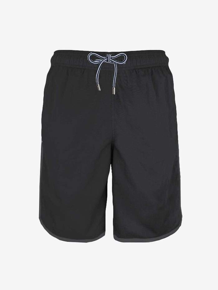 Man Black Board Shorts Swimshort