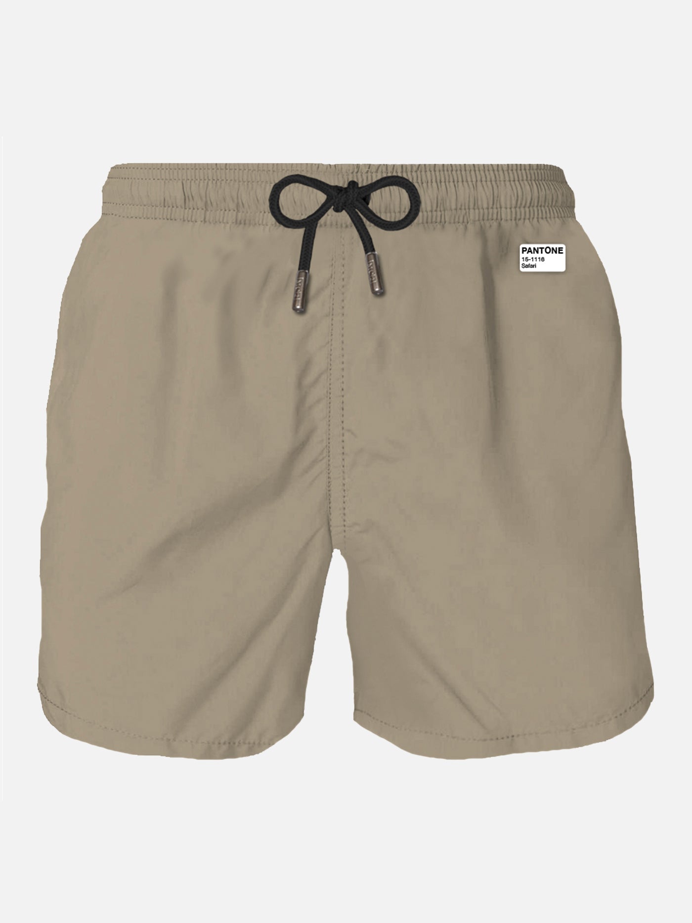 Man Beige Lightweight Swim Shorts Lighting Pantone | Pantone® Special Edition White Swimshort