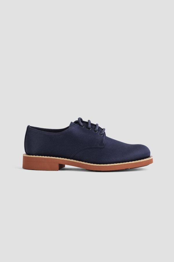Church'S Canvas with rubber sole flat in navy