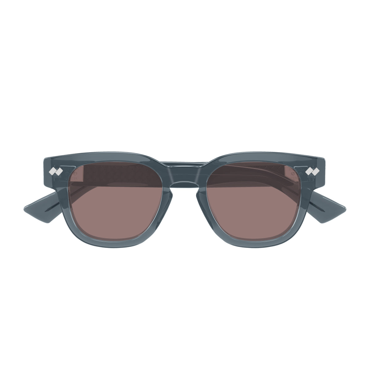 Bottega Veneta Bv1441s Linea Intrecciato 003 Grey Brown Grigio Recycled Acetate Occhiali Da Sole