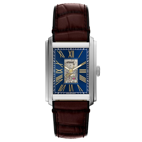 Fossil Mens Carraway Blue Watches