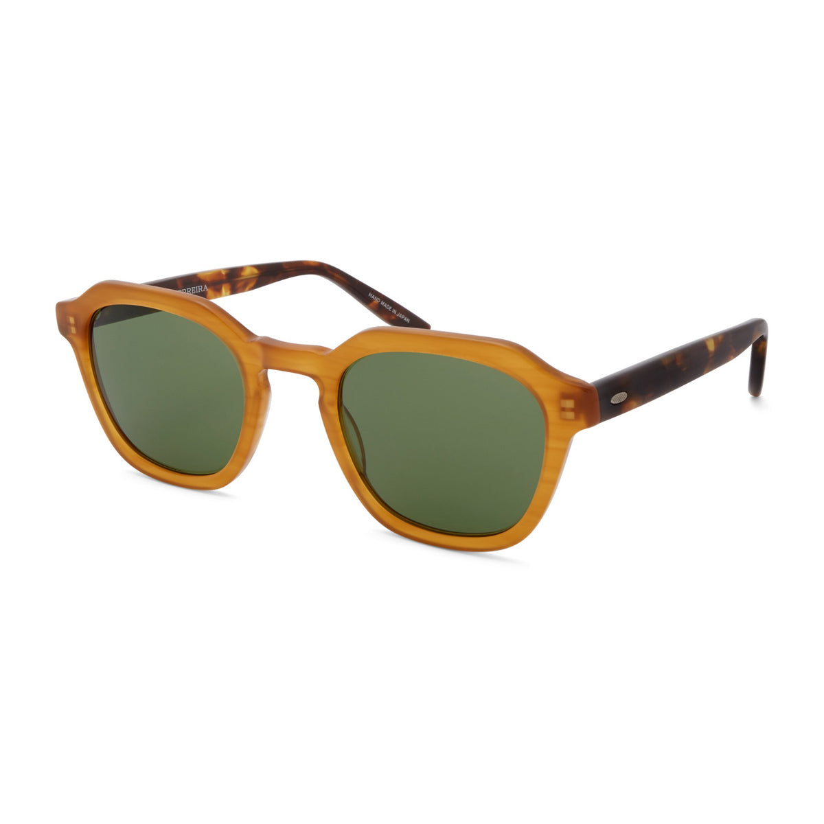 Barton Perreira BP40002I Tucker GOH-TRS-VGN Golden Honey Giallo Ocra Acetate Occhiali Da Sole