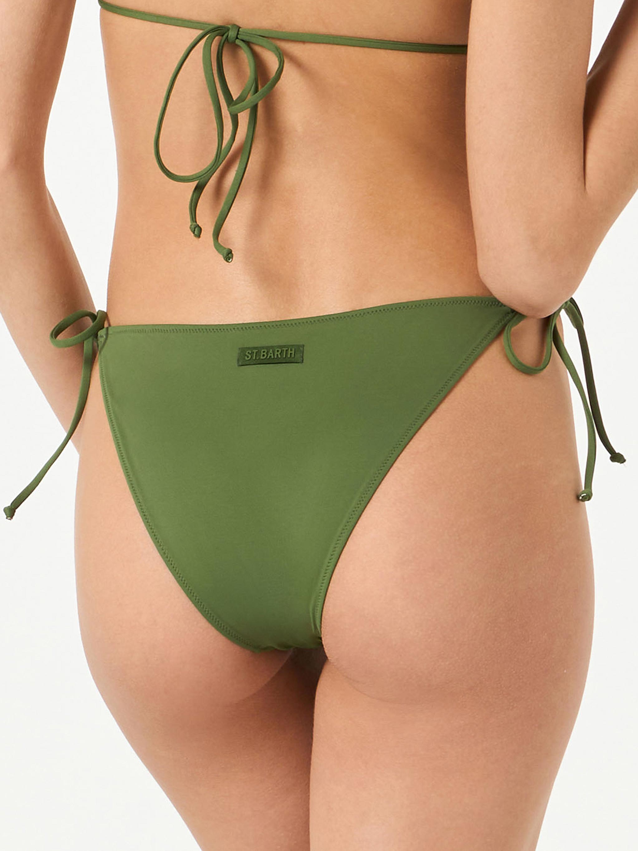 Military Green Virgo Swim Briefs Bottom