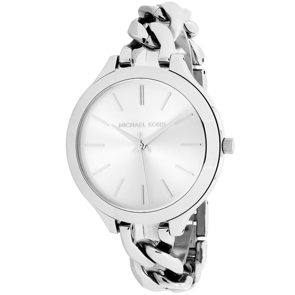 Michael Kors Stainless steel case and bracelet watch in silver