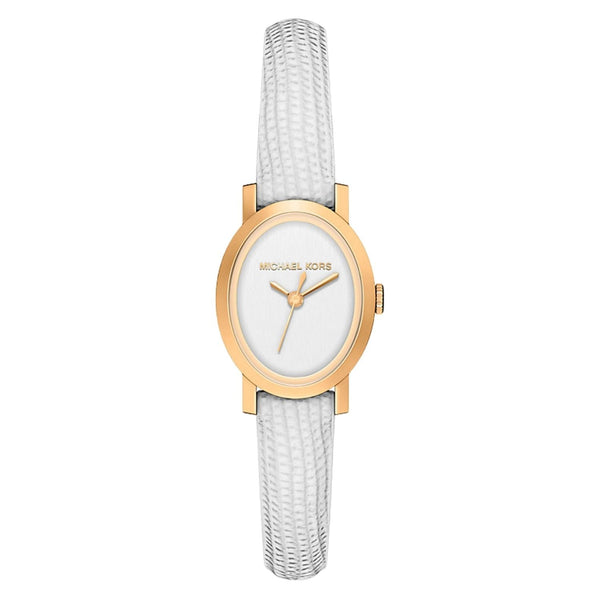 Michael Kors Stainless steel case watch in white