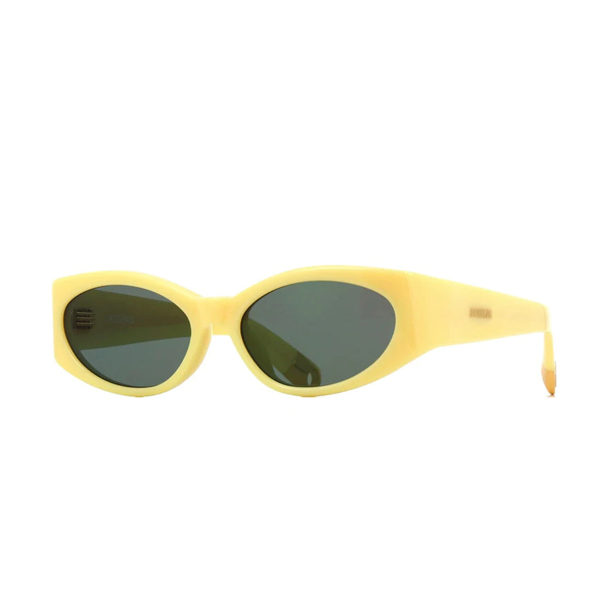 Jacquemus Les lunettes Ovalo JAC4 linea SCULPTURES C4 Yellow Giallo Acetate Occhiali Sole