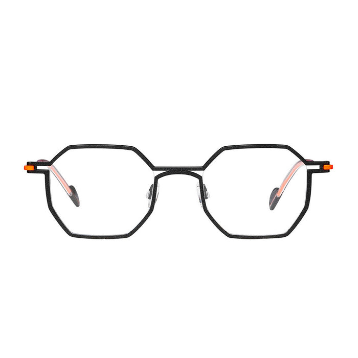 Matttew Cobalt 1557 Nero Arancione Titanium Occhiali Da Vista