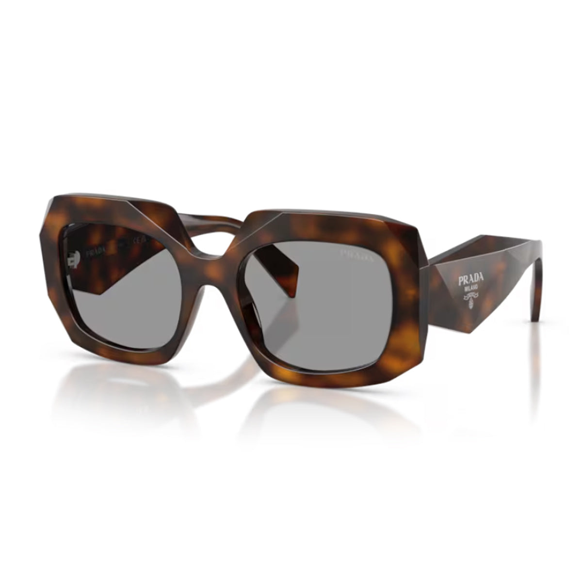 Prada PR B23S 20D50Q Juniper Tartarugato Havana Acetate Occhiali Da Sole