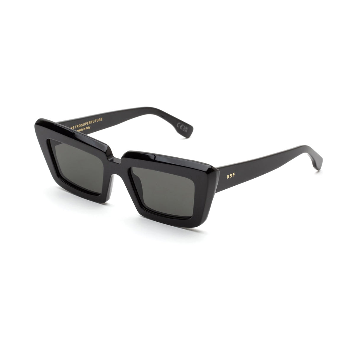 Coccodrillo black Nero Acetate Occhiali Sole
