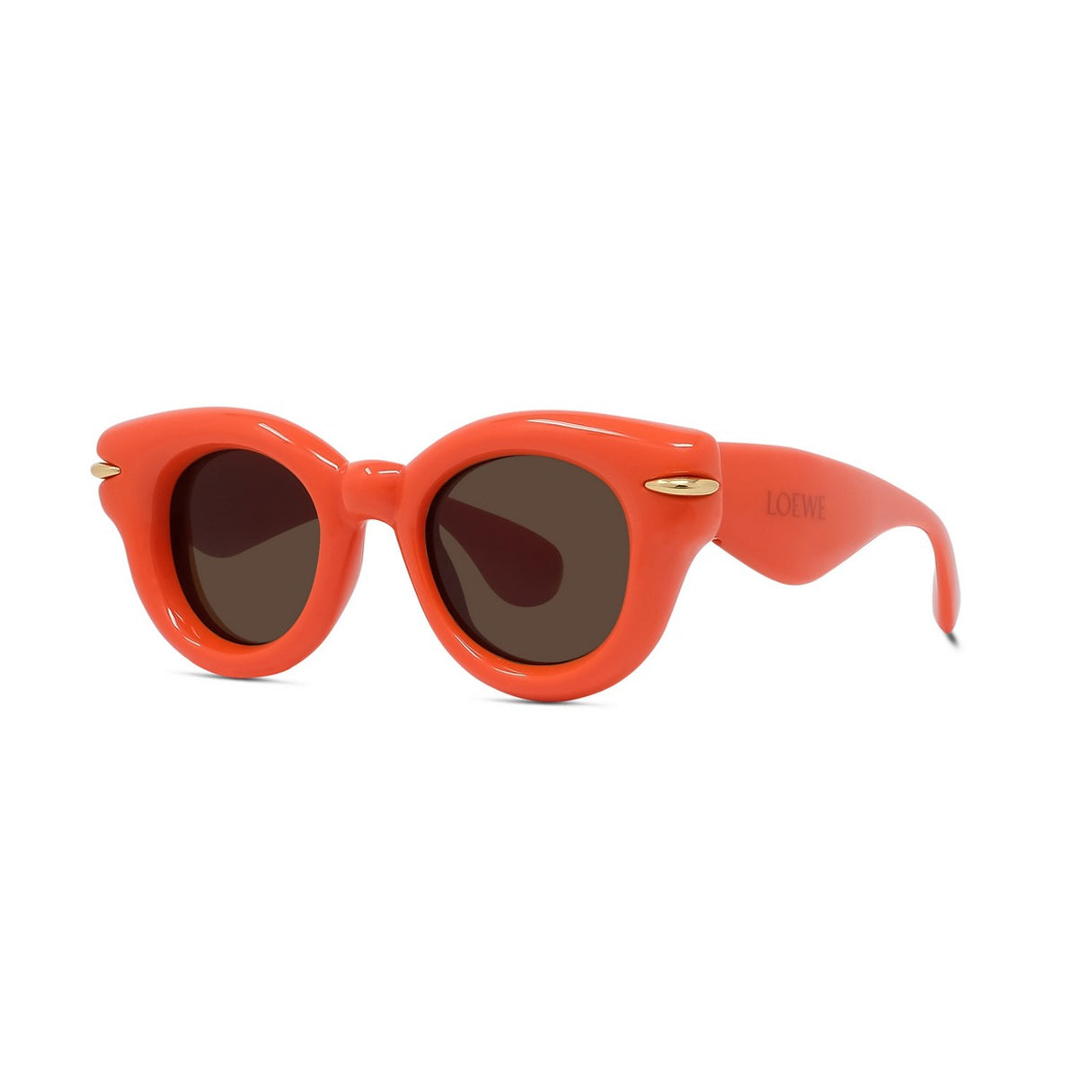LW40118I INFLATED 42e Orange Arancione Nylon Occhiali Sole