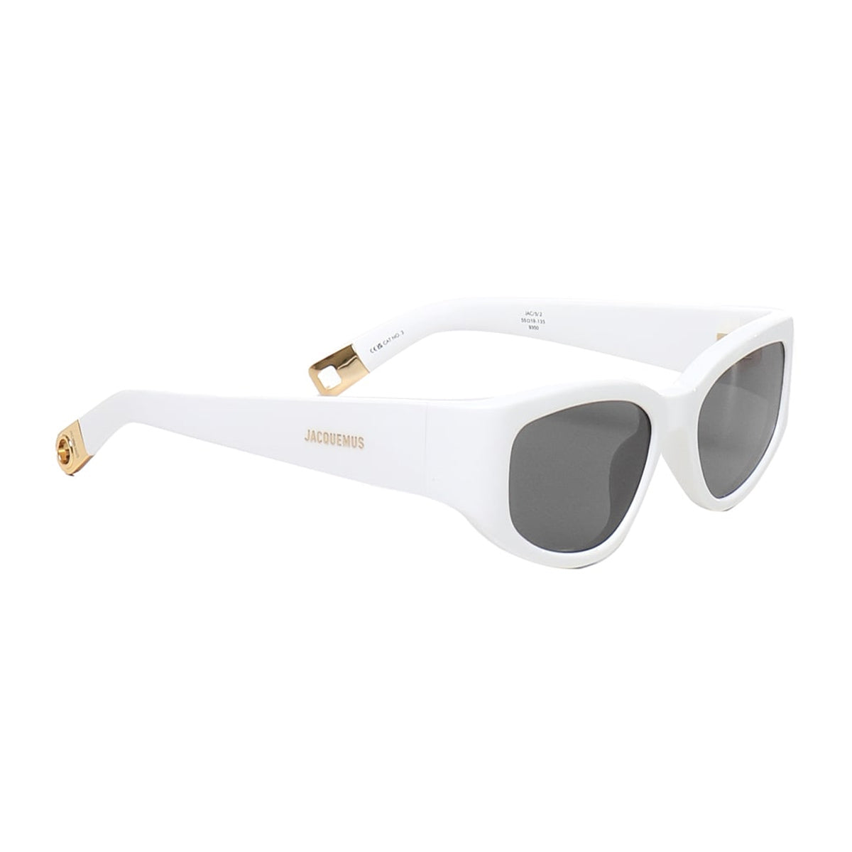 Les lunettes SCULPTURES JAC 5 C2 White Bianco Acetate Occhiali Da Sole