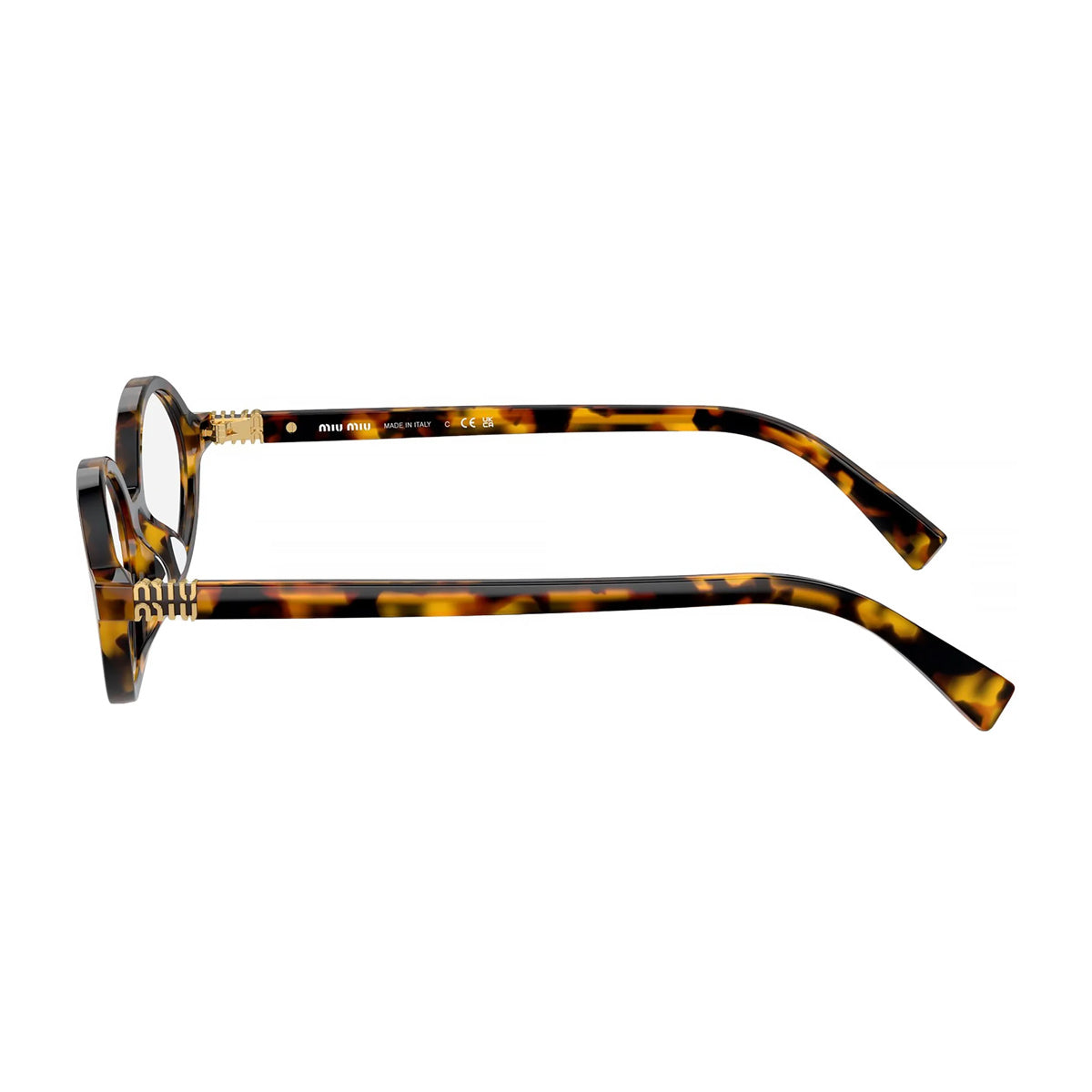 0MU 01XV Miu Regard VAU1O1 Havana Marrone Acetate Occhiali Vista