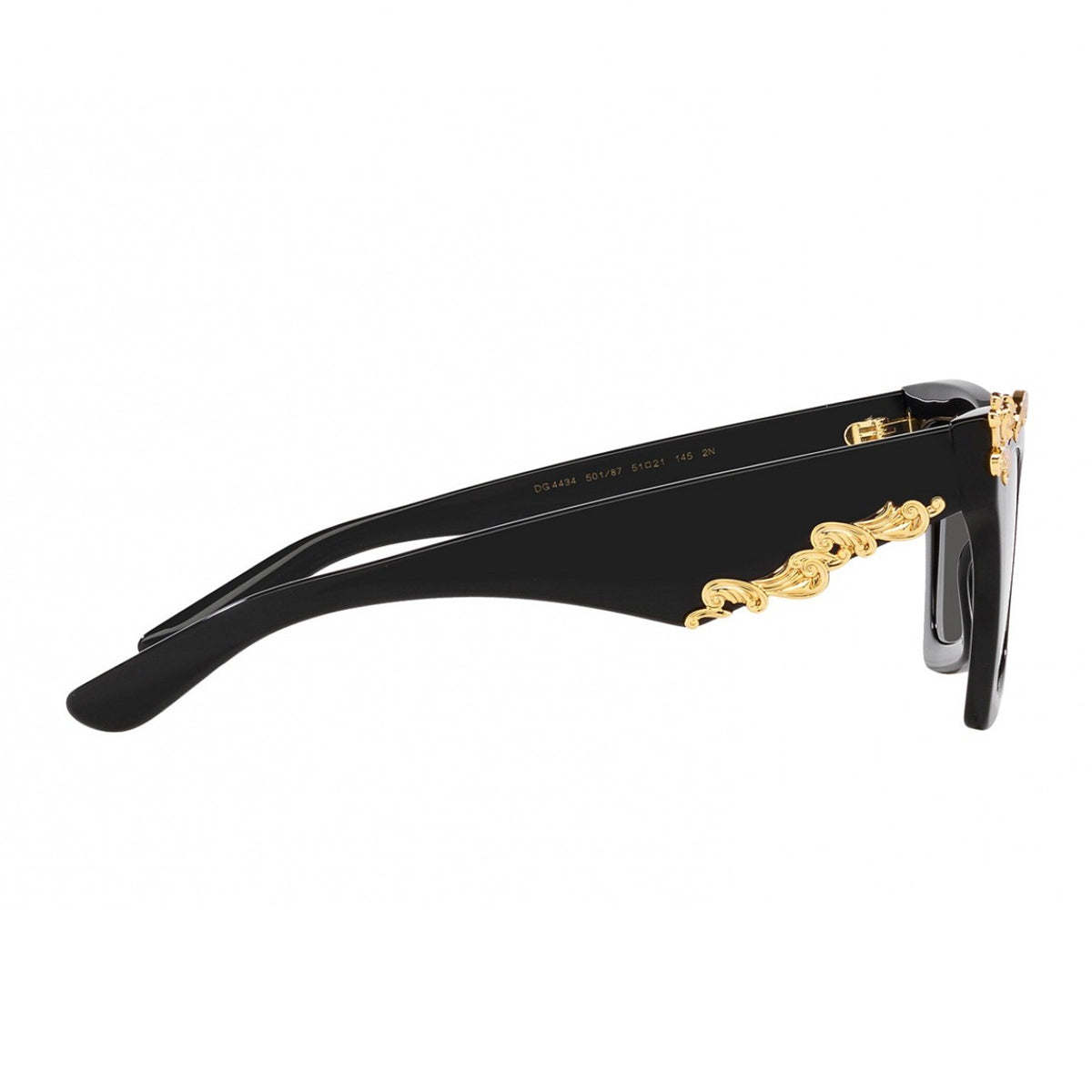 DG4434 501-87 Nero Celluloid Occhiali Sole