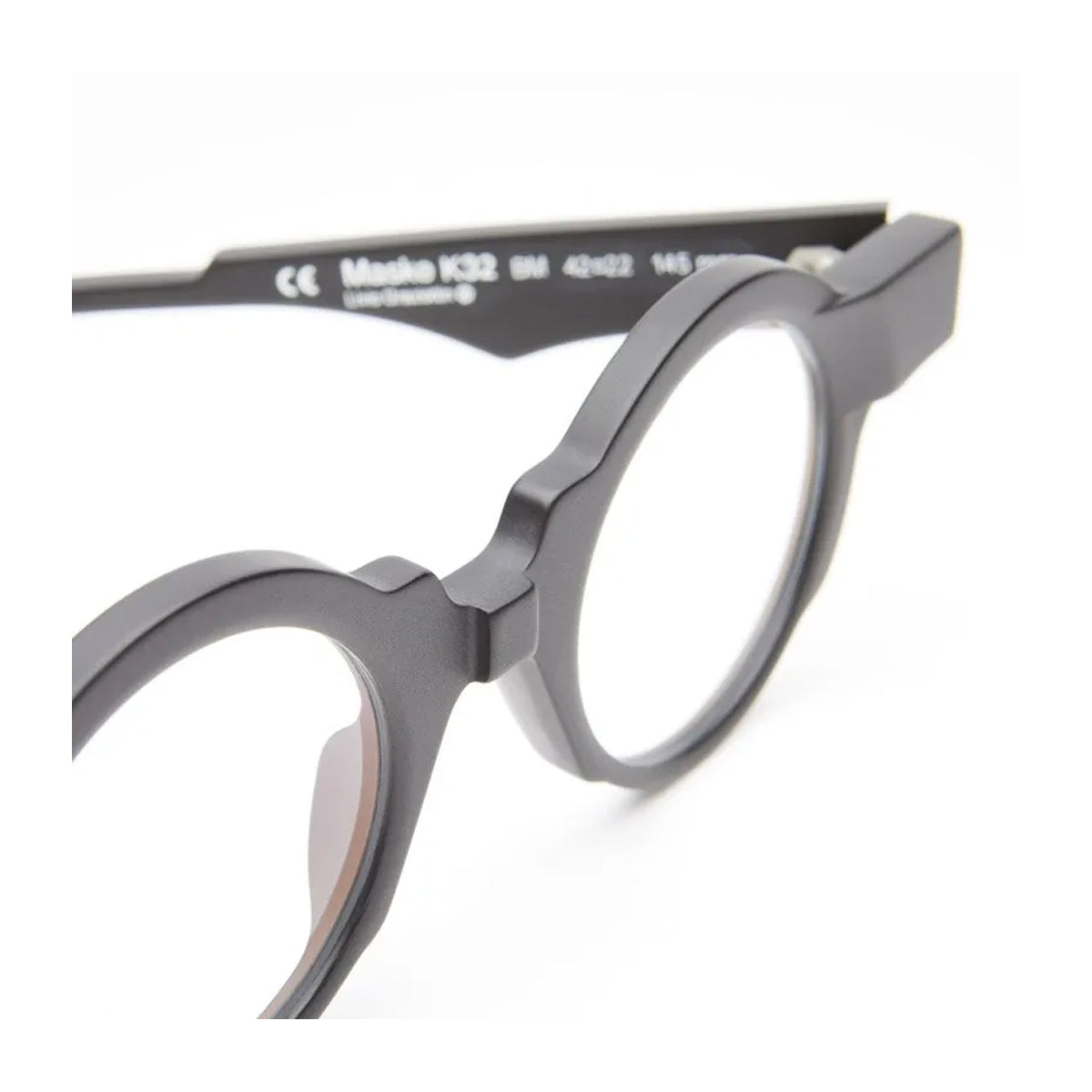 Kuboraum Maske K32 BM Black Matt Nero Acetato Mazzucchelli Occhiali Da Vista
