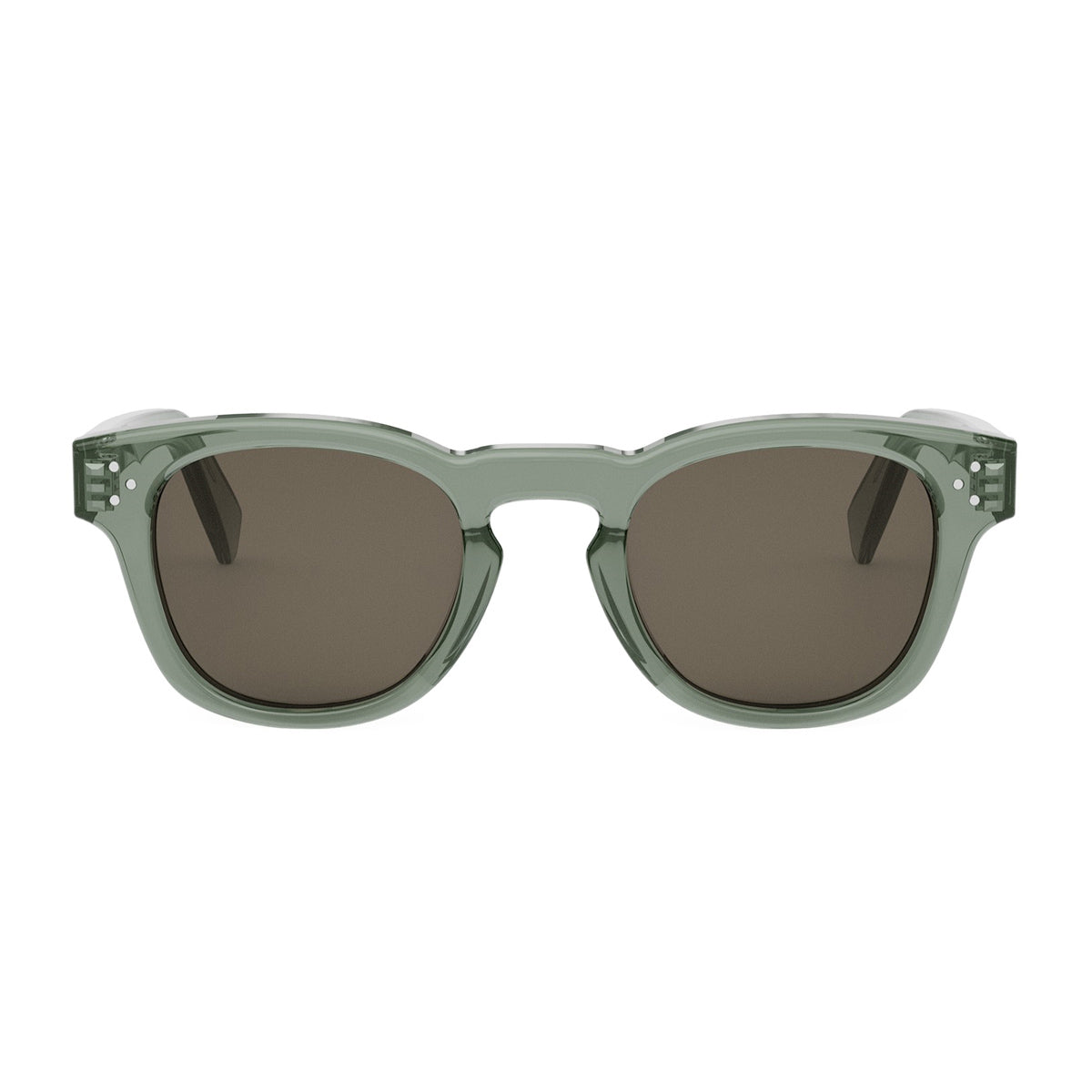 Celine CL40233I 3 Dots 96E Transparent Green Verde Acetate Occhiali Da Sole