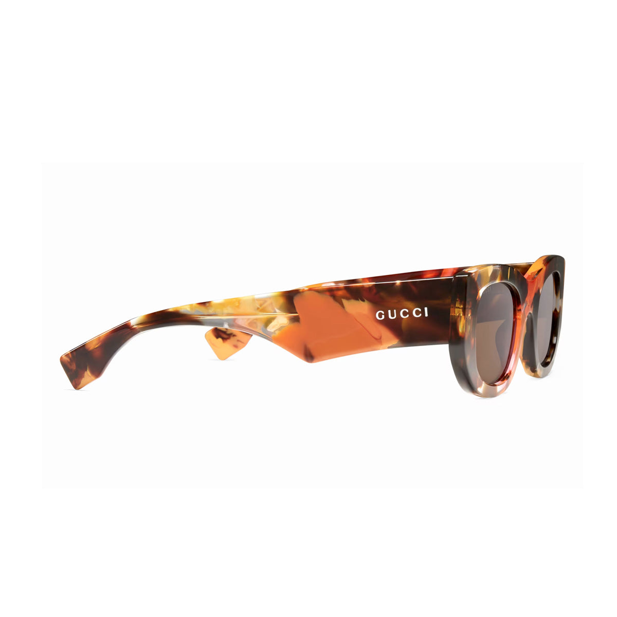 GG1627S Linea Lettering Arancione Recycled Acetate Occhiali Sole