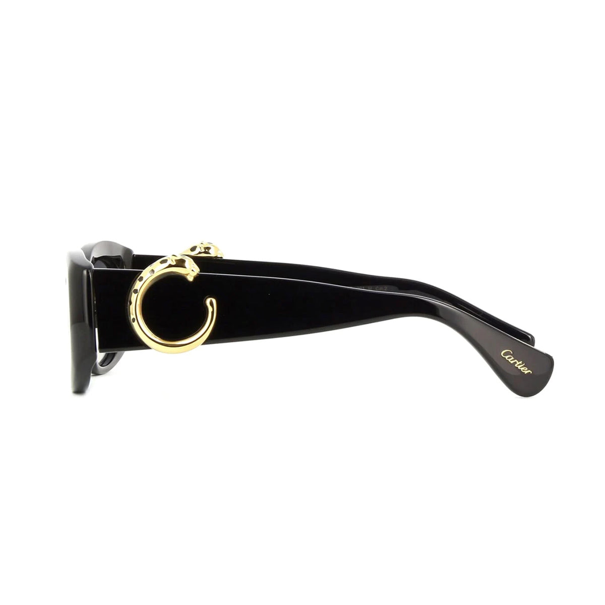 CT0472S PANTHÈRE DE CARTIER 001 Nero Recycled Acetate Occhiali Sole