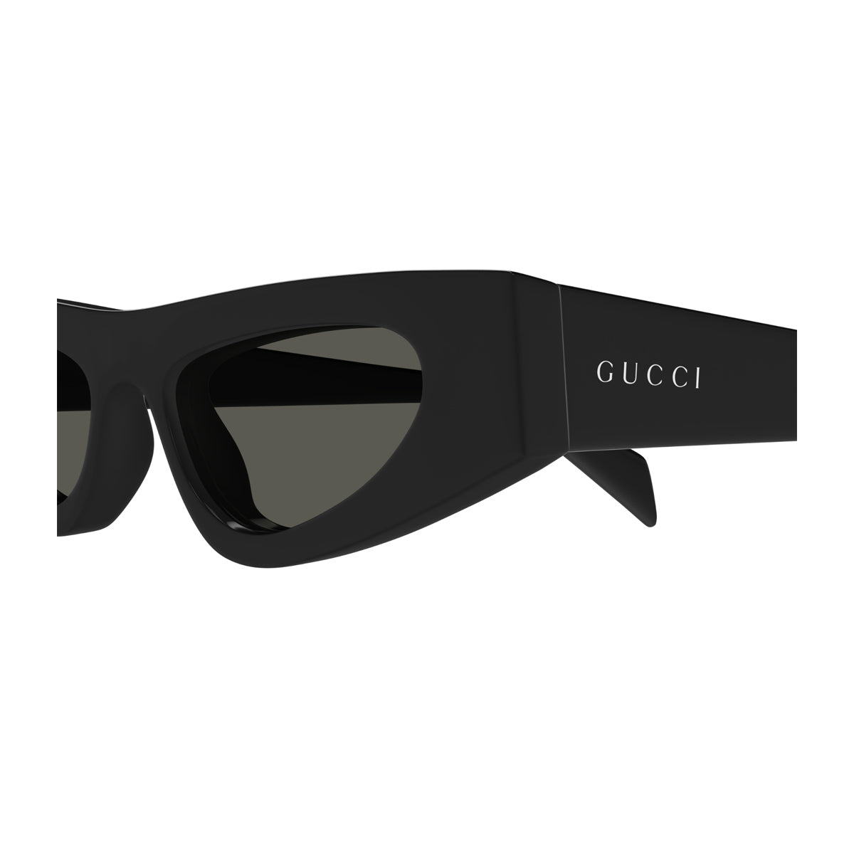 Gucci GG1779S Linea Fashion 001 Black Grey Nero Acetate Occhiali Da Sole