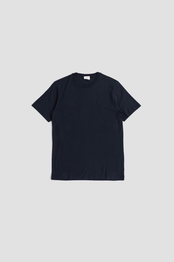 Handvaerk Peruvian Pima cotton t-shirt in navy