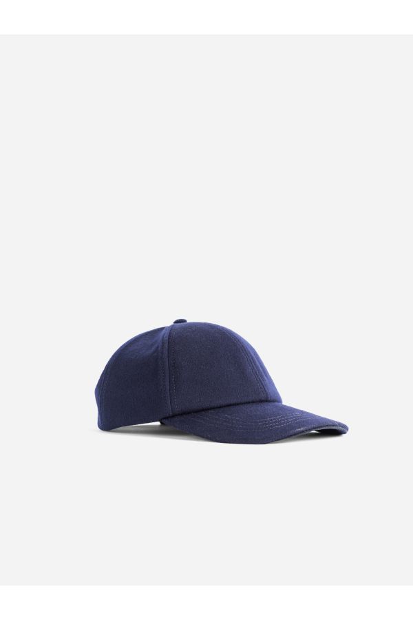 Sease AC032TN098 Wool baseball cap in navy