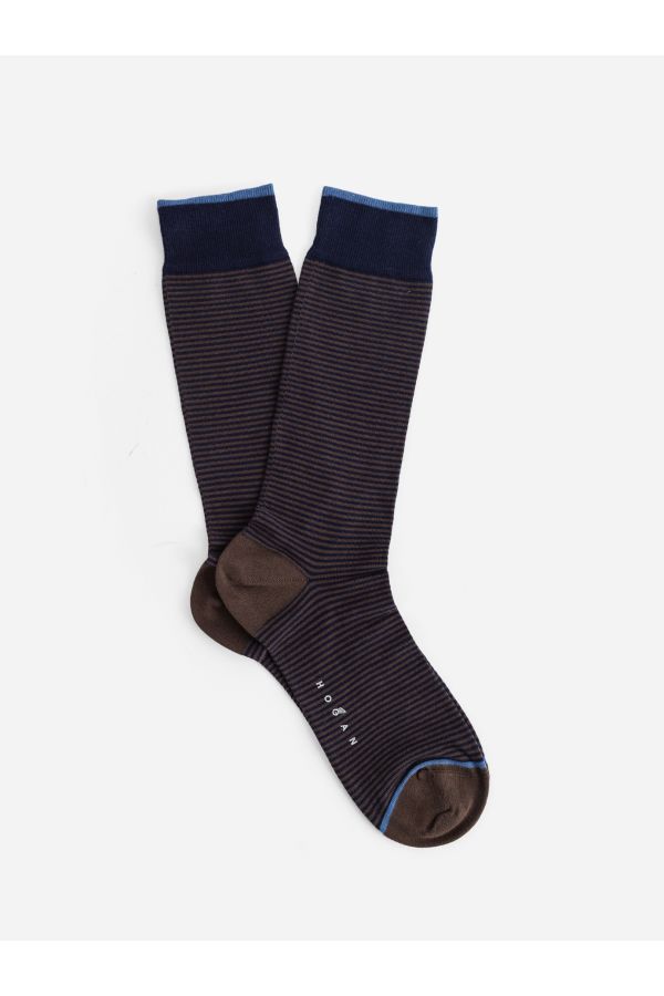Hogan Cotton blend socks in navy