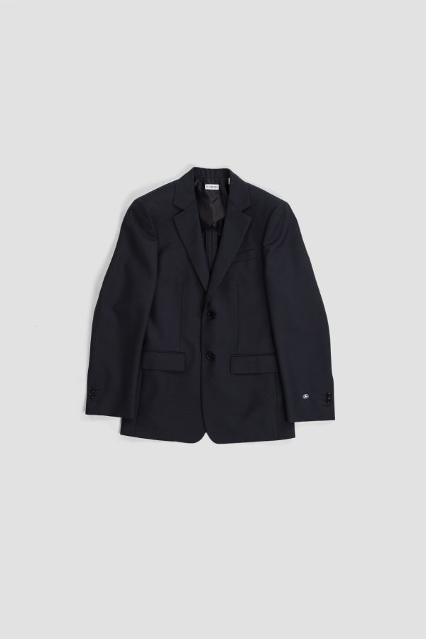 Burberry Smooth breathable fabric blazer in navy