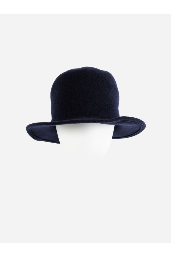 Scha 1686 Wool felt bucket hat in navy