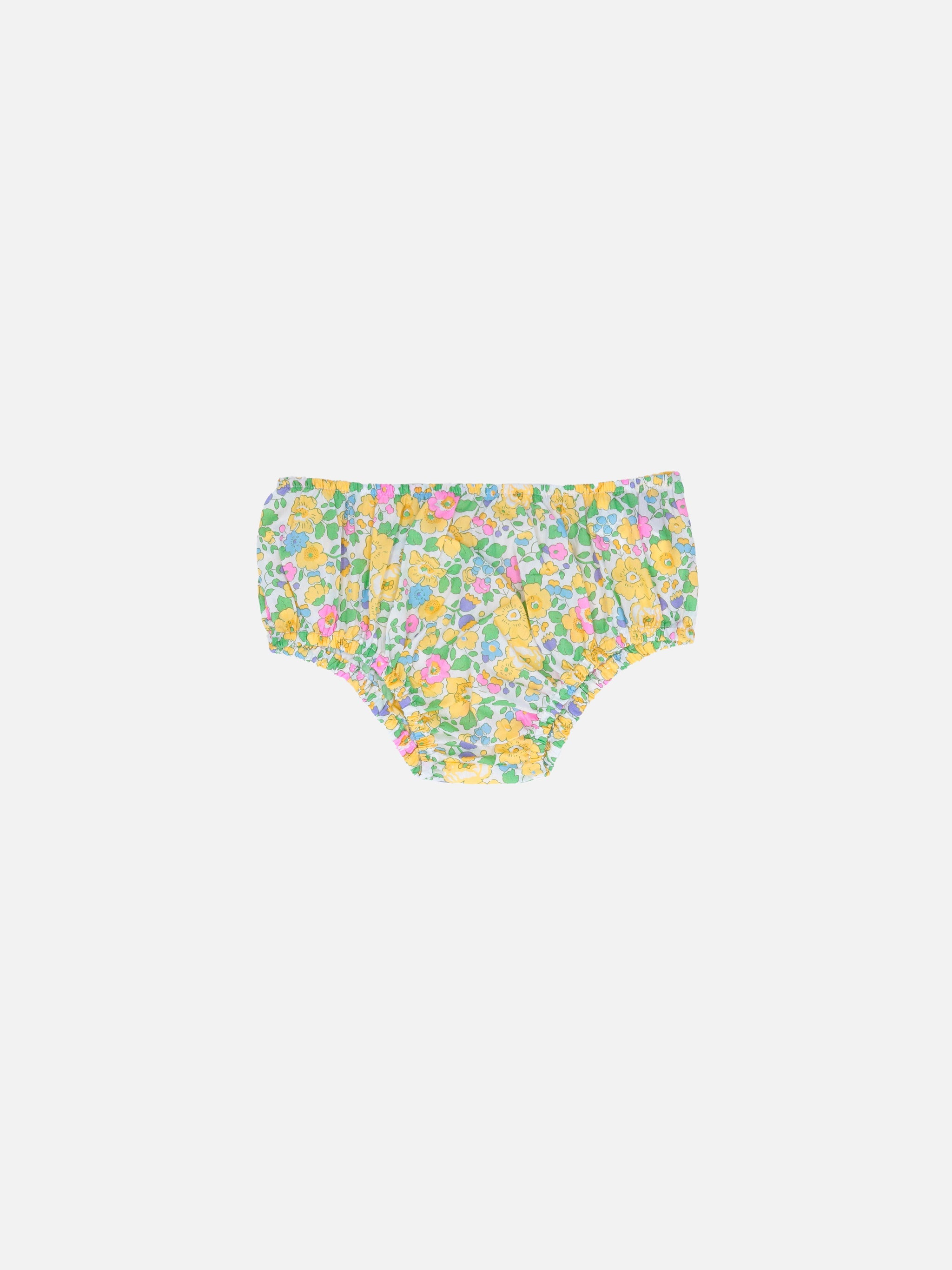 Infant Bloomers Pimmy With Betsy Print | Made Liberty Fabric Yellow Bottom_apparel