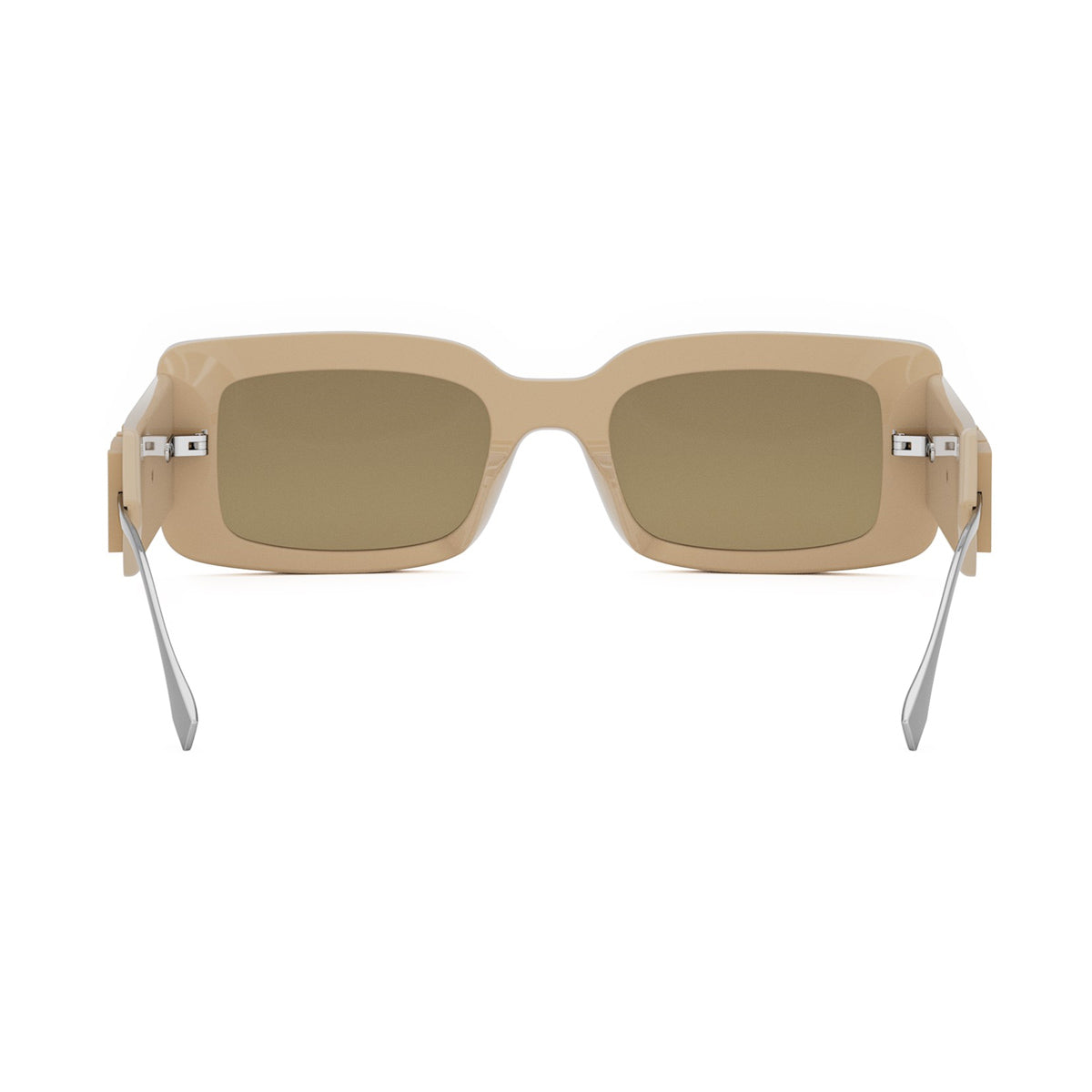Fendi FE40133I Fendigraphy 57E Beige Acetate Occhiali Da Sole