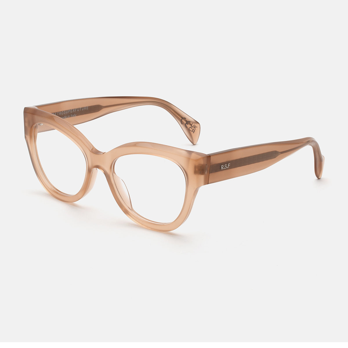 Retrosuperfuture NUMERO 126 BROWN Caramel Marrone Acetate Occhiali Da Vista