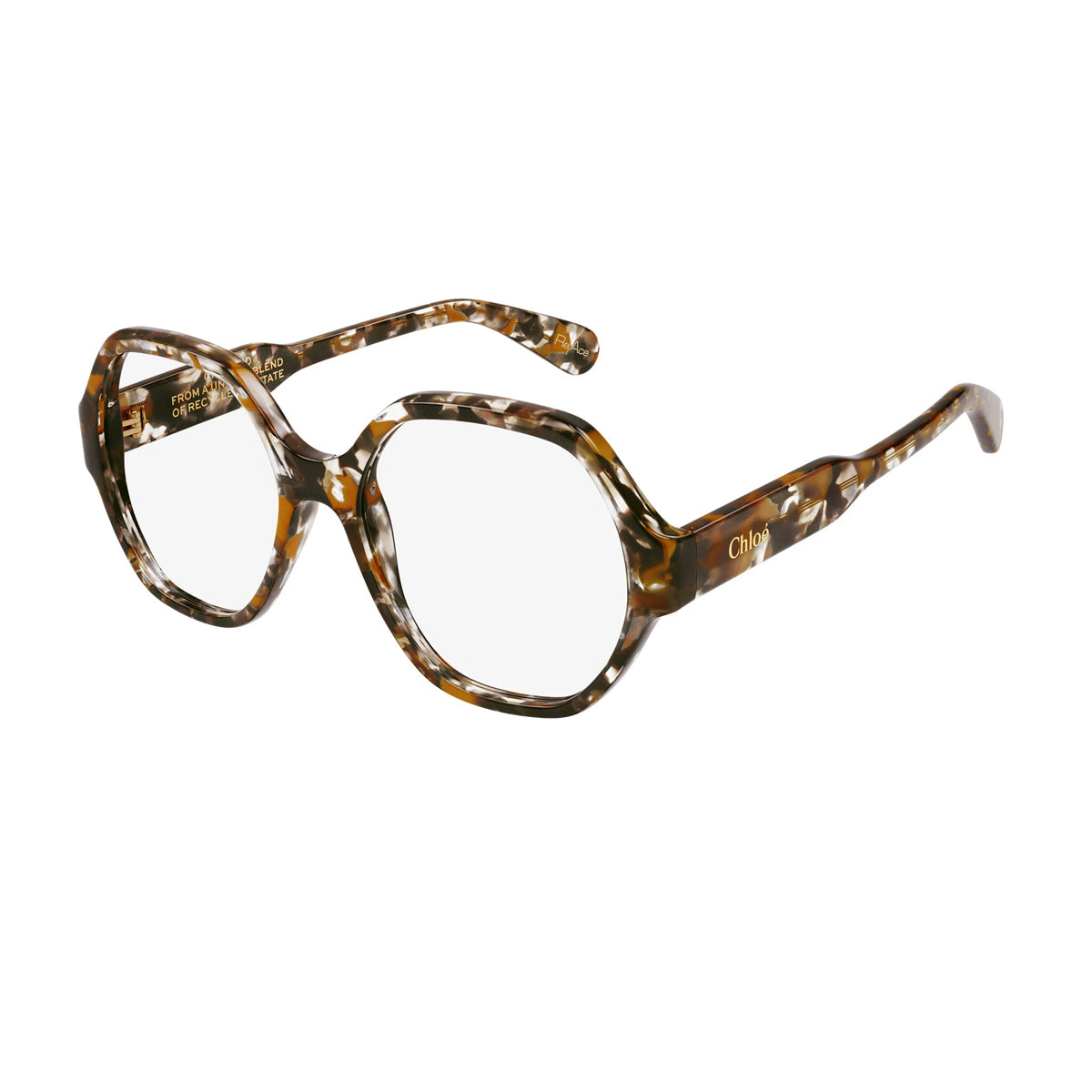 CH0189O 003 Arancione Recycled Acetate Occhiali Vista