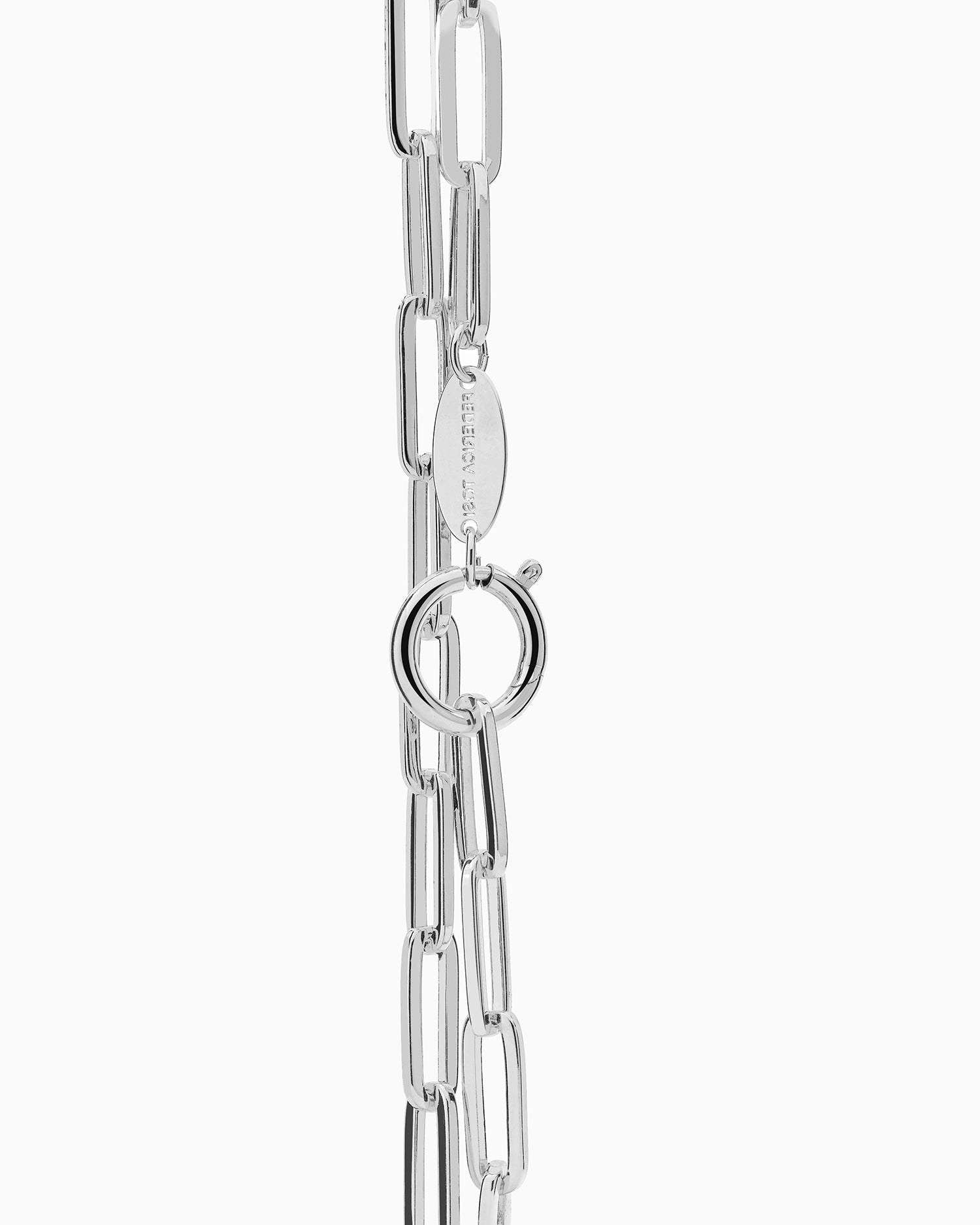 Lace Square Silver Necklaces