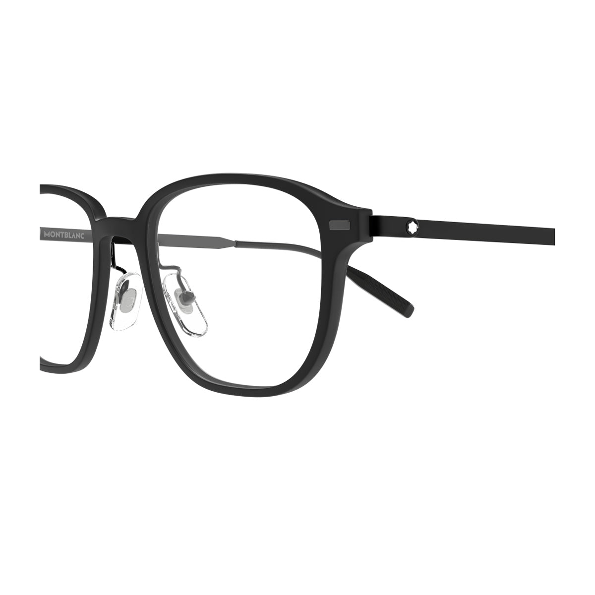 Montblanc Mb0466oa Linea Snowcap 002 Black Nero Injection/ Metal Occhiali Da Vista