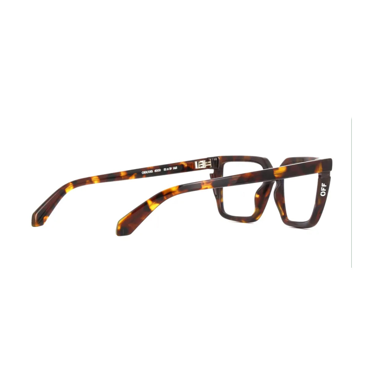 Off White OERJ052 STYLE 52 6000 Havana Marrone Acetate Occhiali Vista