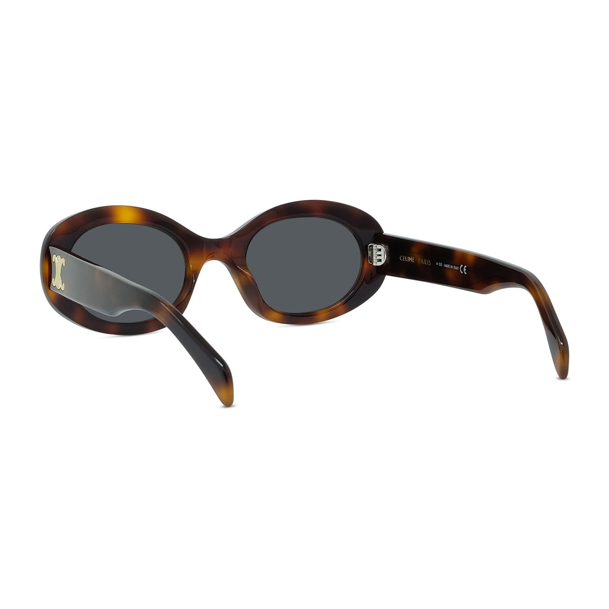 Celine CL40194U Triomphe 53A Havana Marrone Acetate Occhiali Da Sole