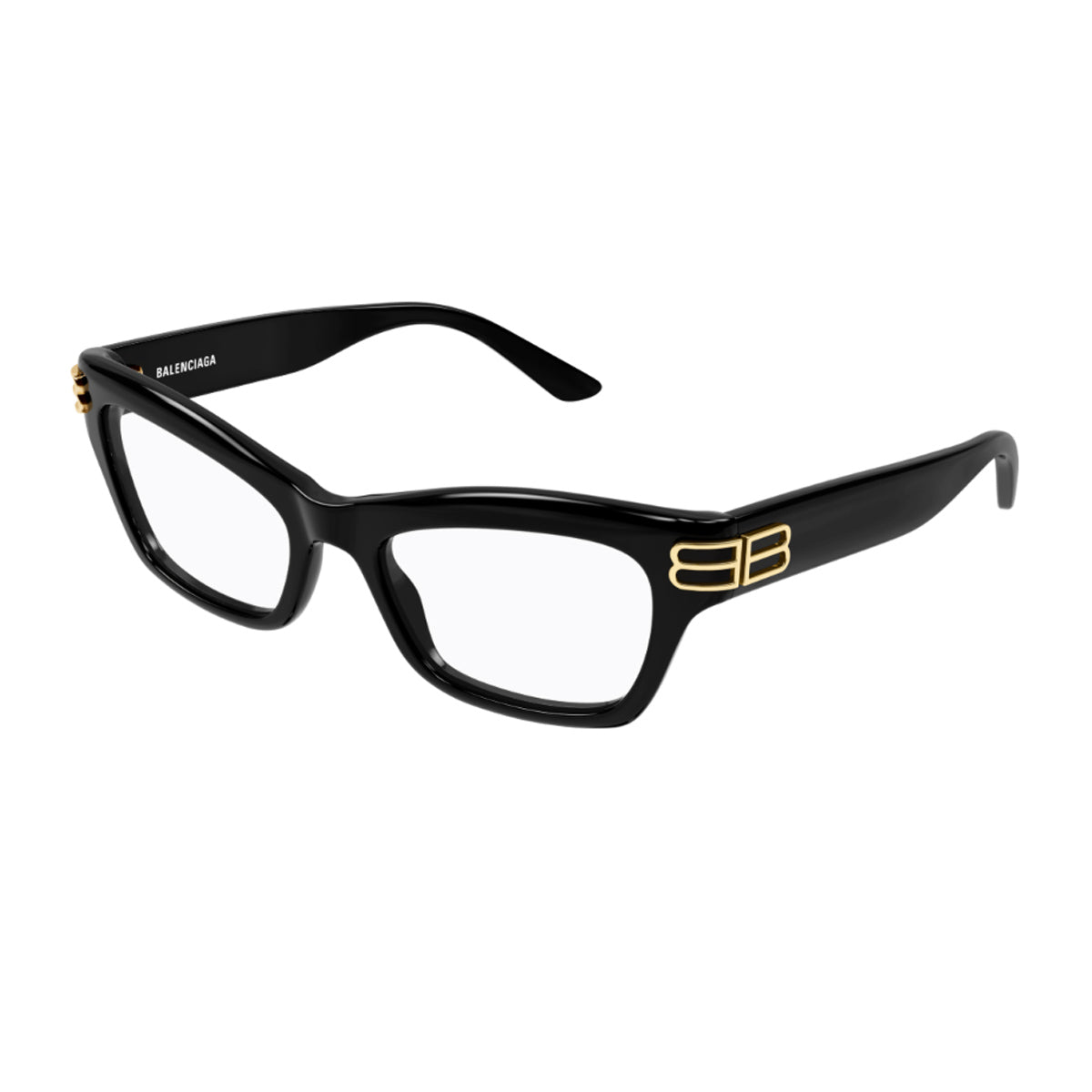 Balenciaga BB0435O Linea Everyday 001 Black Nero Recycled Acetate Occhiali Da Vista
