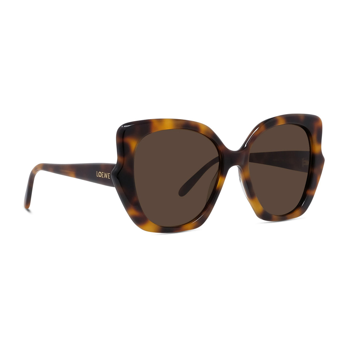 Loewe LW40133I Slim 52E Havana Marrone Acetate Occhiali Da Sole