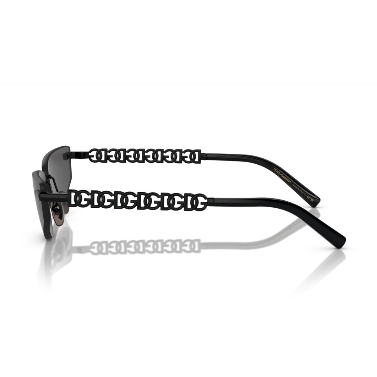 DG2301 01-87 Nero Metal Occhiali Sole