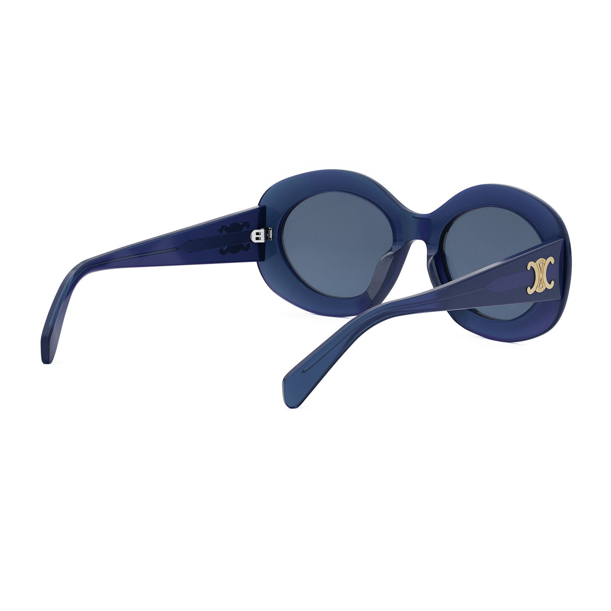 Celine CL40292U Triomphe 90V Blue Blu Acetate Occhiali Da Sole