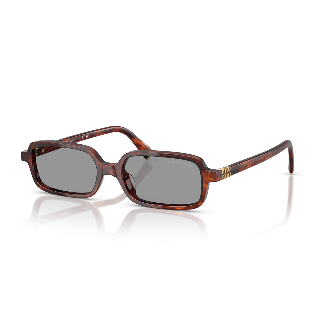 Miu 0MU 11ZS 21C40O Havana Mahogany Marrone Acetate Occhiali Da Sole