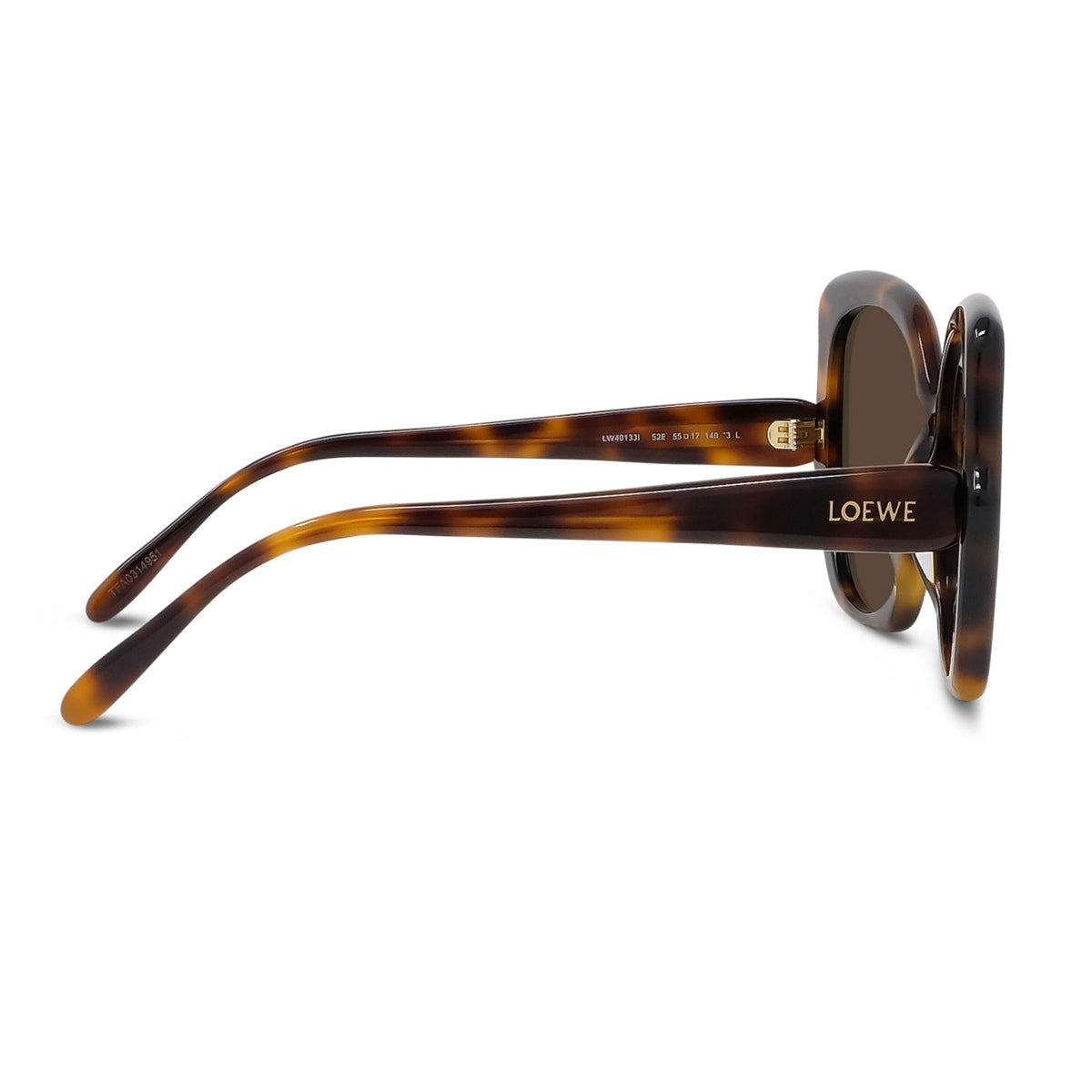 Loewe LW40133I Slim 52E Havana Marrone Acetate Occhiali Da Sole