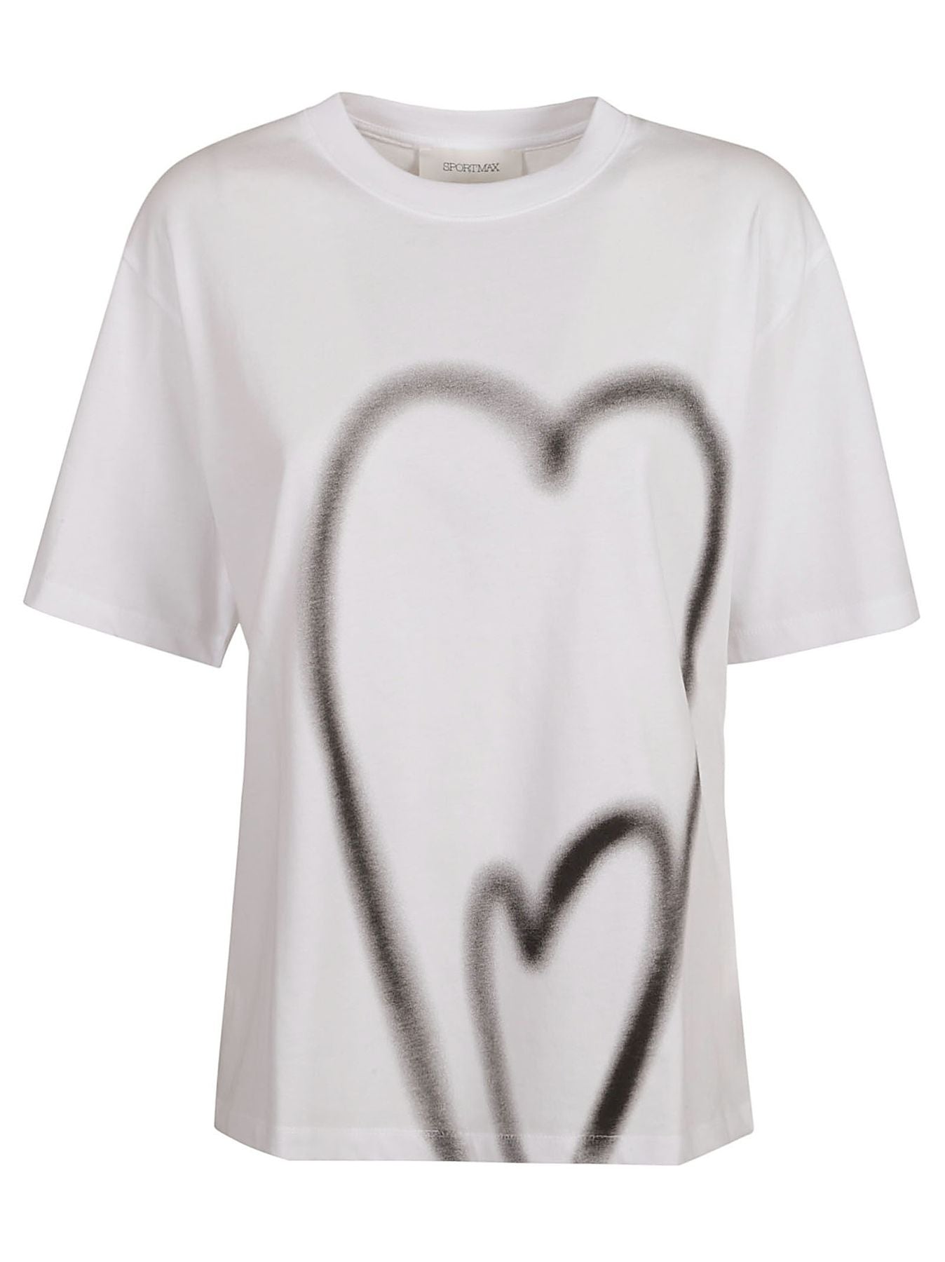 LUIS Bianco Cotton. made In Italy. T-shirt