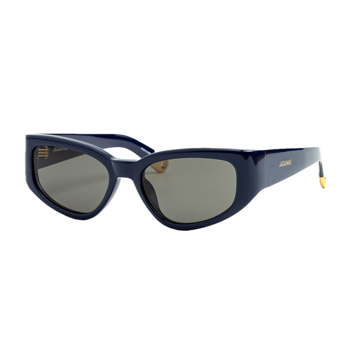 Jacquemus Les lunettes JAC5 Gala linea Sculptures C4 Navy Blu Acetate Occhiali Da Sole