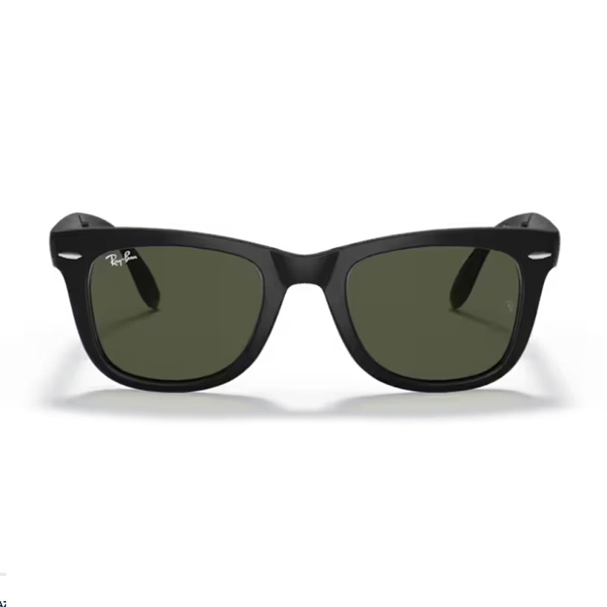Ray- Ban RB4105 - Folding wayfarer 601s Nero Matte Acetato Occhiali Da Sole
