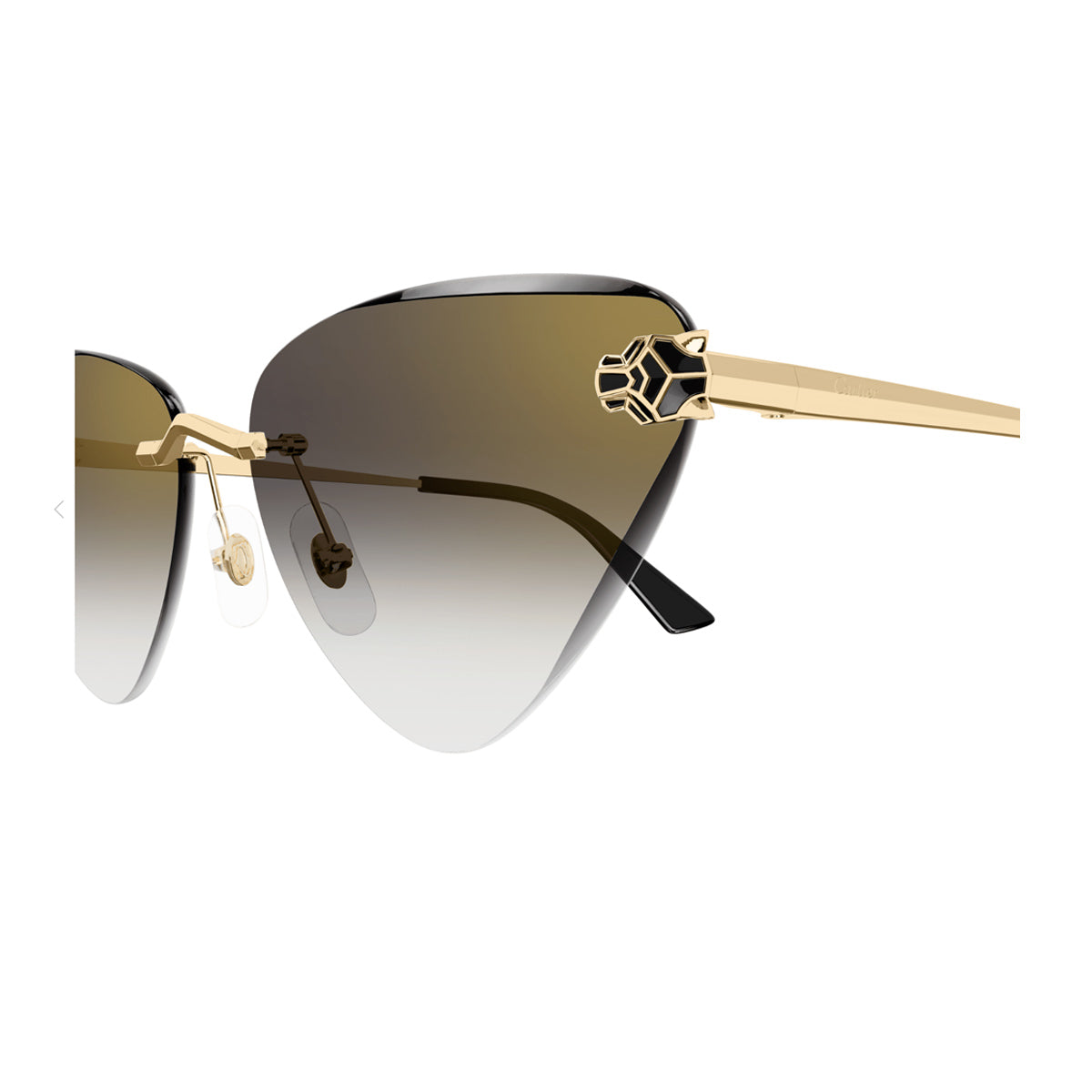 CT0399S Panthère de Cartier 001 Gold Oro Metal Occhiali Sole