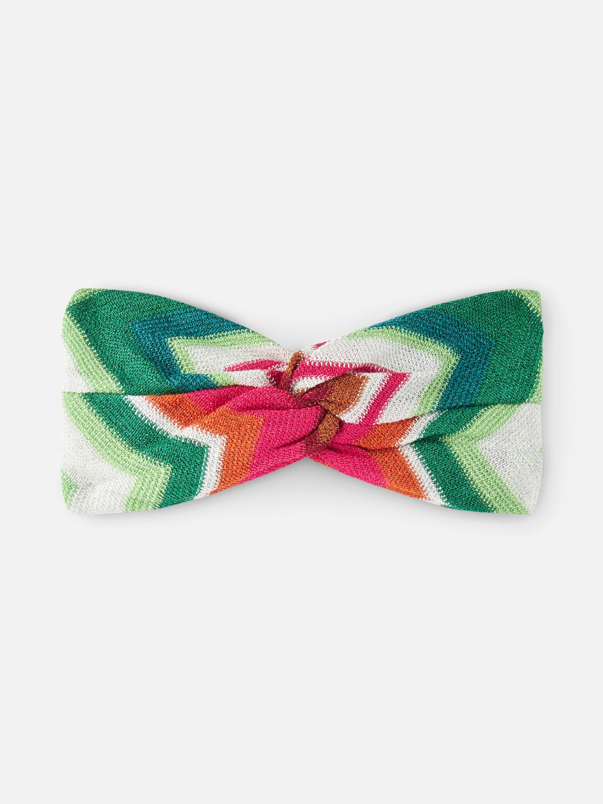 Ivy Multicolor Chevron Knit Headband __single__ Head Band